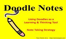 Doodle Notes - EsoSoft PowerPoint Presentation