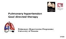 Pulmonary Hypertension Goal PowerPoint Presentation