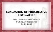 Progressive Crude Distillation PowerPoint Presentation