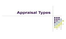 Type of Appraisals PowerPoint Presentation