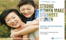 what is world osteoporosis day PowerPoint Presentation