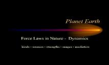 Planet Earth PowerPoint Presentation