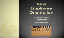 New Employee Orientations PowerPoint Presentation
