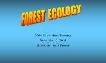 Forest Ecology Delaware ENVIROTHON PowerPoint Presentation