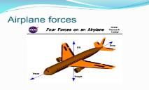 Airplane forces PowerPoint Presentation