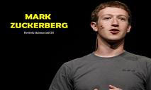 Mark Zuckerberg Biography PowerPoint Presentation