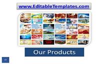 EditableTemplates.com - Our Products PowerPoint Presentation