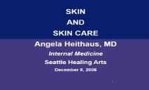 Skin Care-Seattle Healing Arts PowerPoint Presentation