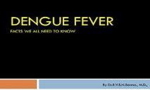 Dengue Fever PowerPoint Presentation