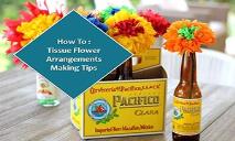 How To Make Tissue Flower Arrangements PowerPoint Presentation