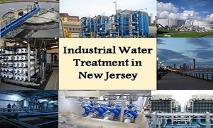 Industrial Water Treatment in New Jersey PowerPoint Presentation