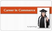 Career In Commerce PowerPoint Presentation