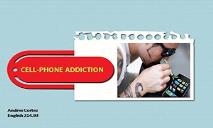 Cell Phone Addiction or Mobile Addiction PowerPoint Presentation