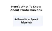 Here’s What To Know About Them Painful Bunions PowerPoint Presentation