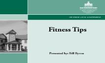 Fitness Tips PowerPoint Presentation