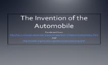 The Invention of the Automobile PowerPoint Presentation