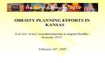 Council on Fitness and Child Health Advisory PowerPoint Presentation