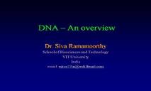 Dna-An Overview PowerPoint Presentation