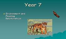Environment And Feeding Relationships PowerPoint Presentation