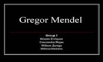 Gregor Mendel PowerPoint Presentation