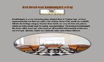 Keya valley Resor-Best Hotels Near Kumbhalgarh to Stay PowerPoint Presentation