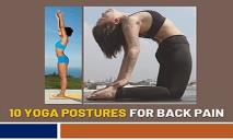 10 Yoga Postures For Back Pain PowerPoint Presentation