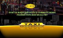 How to Make an Office Commute More Productive And Healthy | Rostr PowerPoint Presentation