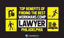Top Benefits of Finding the Best Workmans comp lawyer Philadelphia PowerPoint Presentation