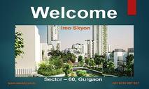 Ireo Skyon 4 bhk 5bath Apartment rent sector 60 gurgaon 8010567567 PowerPoint Presentation