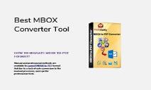 MailsDaddy MBOX to PST Converter PowerPoint Presentation