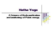 Hatha Yoga PowerPoint Presentation