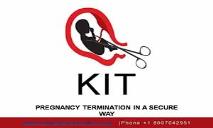 MTP kit Pregnancy Termination in a Secure Manner PowerPoint Presentation