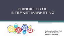 Principles of Internet Marketing PowerPoint Presentation