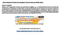 Where to Buy Adderall Online Overnight in USA PowerPoint Presentation