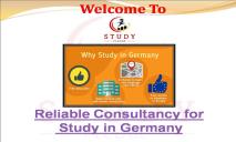 Reliable Consultancy for Study in Germany PowerPoint Presentation