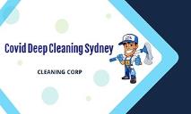 Covid Deep Cleaning Sydney-Cleaning Corp PowerPoint Presentation