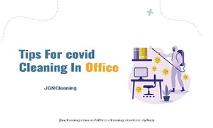 Tips For Covid Cleaning In Offices-JBN Cleaning PowerPoint Presentation