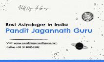 Best Astrologer in India PowerPoint Presentation