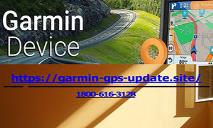 Garmin GPS Update Cost PowerPoint Presentation