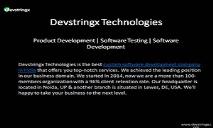Custom Software Development Company in India PowerPoint Presentation