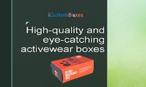 High quality and eye-catching active wear boxes PowerPoint Presentation