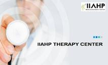 IIAHP Therapy Center and Learning School PowerPoint Presentation