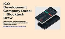 ICO Development Company Dubai PowerPoint Presentation