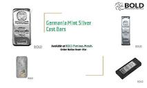 Germania Mint Silver Cast Bars PowerPoint Presentation