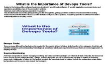 Devops Tools PowerPoint Presentation