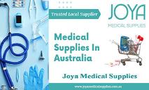 Best Medical Supplies Store in Gold Coast-Australia PowerPoint Presentation