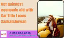 Get quickest economic aid with Car Title Loans Saskatchewan PowerPoint Presentation