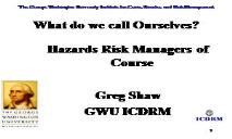 Hazard Risk Management PowerPoint Presentation