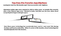 Top Free File Transfer App-DigiBoxx PowerPoint Presentation