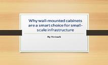 Why Wall-Mounted Cabinets are a Smart Choice for small-scale Infrastructure PowerPoint Presentation